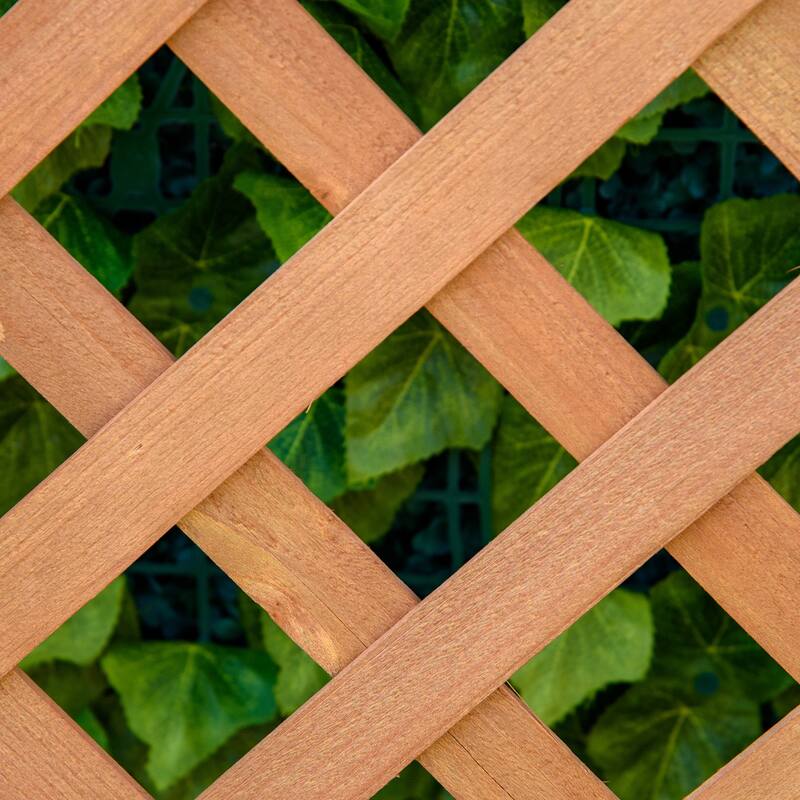 Outsunny 28" x 11" x 46" Raised Garden Bed Wood Planter Box with Trellis for Vine Climbing, to Grow Vegetables, Herbs