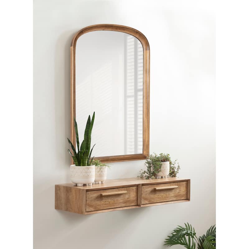 Kate and Laurel Hatherleigh Basket Arch Wall Mirror