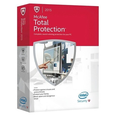 McAfee 2015 Total Protection 3 Devices for Windows