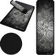 preview thumbnail 4 of 47, Millenti Yoga Mat, 6mm Thick Suede & TPE Texture Material Majesty Black