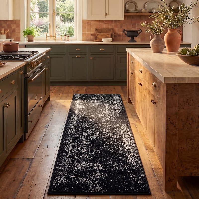 SAFAVIEH Adirondack Riin Rustic Shabby Chic Distressed Rug