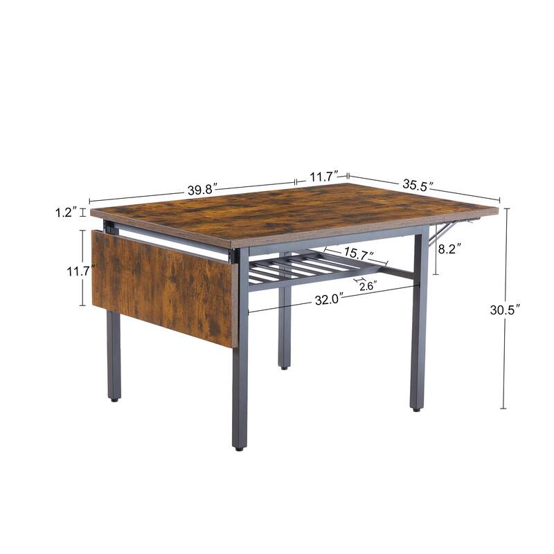 Folding Dining Table for Dining Room, Living Room
