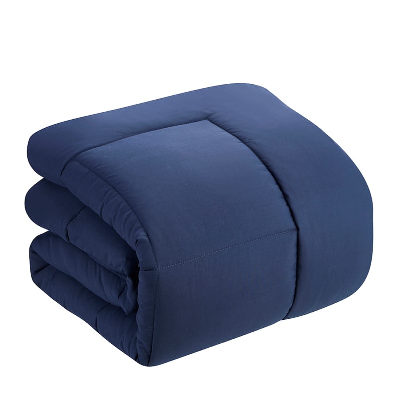 Sweet Home Collection Luxury Solid Bed-In-a-Bag with Sheet Set
