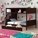 preview thumbnail 2 of 12, Modern Multi-function Twin over Full Bunk Bed With Shelfs,Storage Staircase and 2 Drawers,Sturdy Frame for Kids
