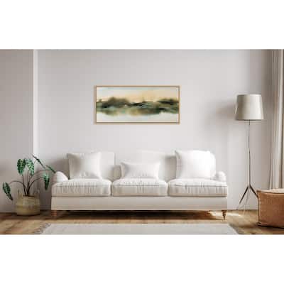 Kate and Laurel Sylvie Tranquil Meadows Framed Canvas by Amy Lighthall