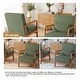 preview thumbnail 30 of 141, 25" W Mid Century Upholstered Wood Accent Chair with Pillow set of 2
