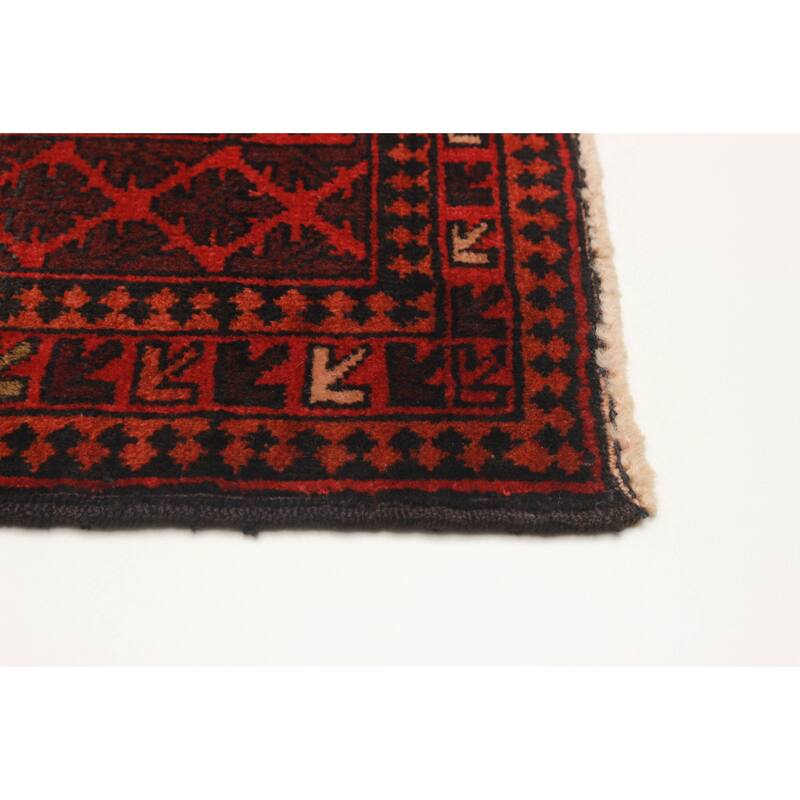 Teimani Red Rug 2'10" x 4'11" - 2'10 x 4'11