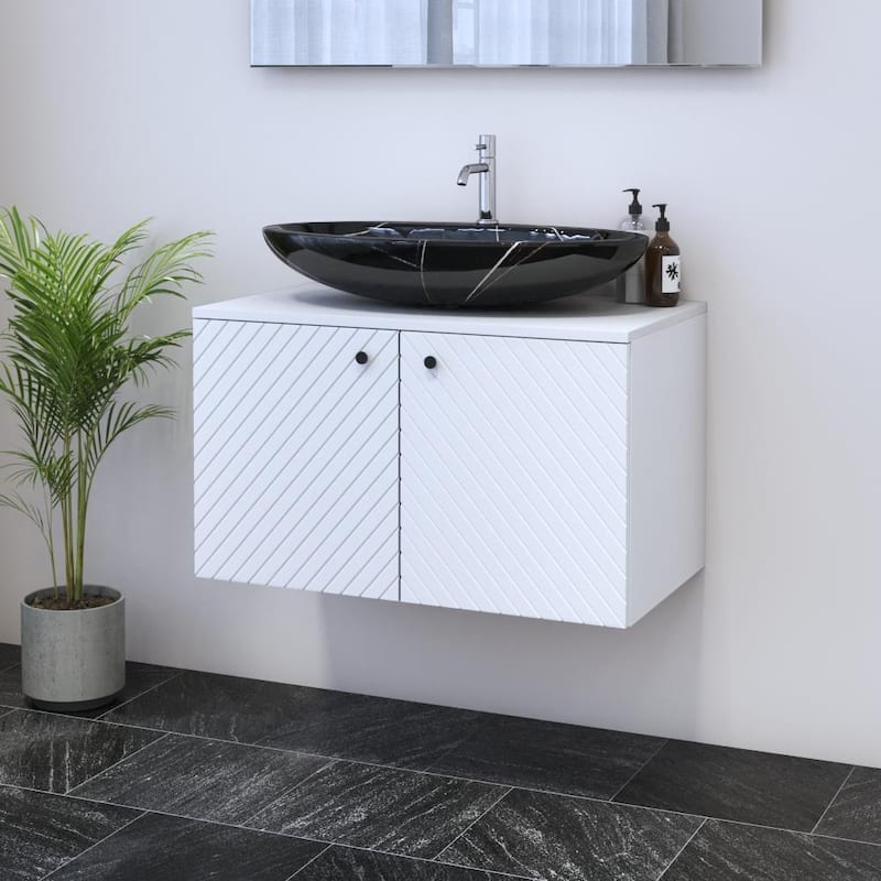 Avela 2D 80 Floating Bathroom Vanity (32" Width)