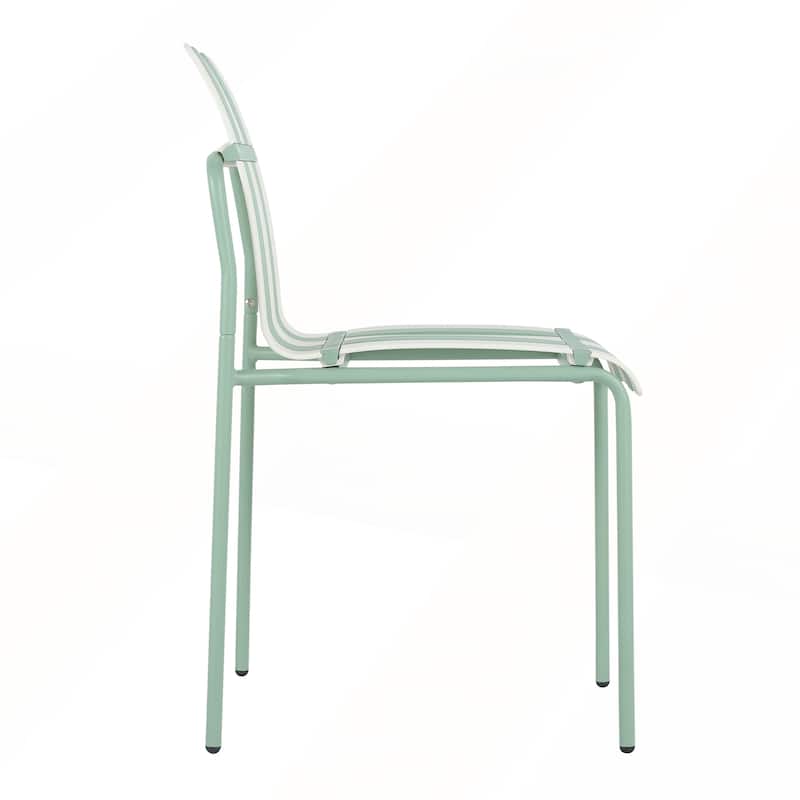 4-Pack Modern Striped Color Block Chairs