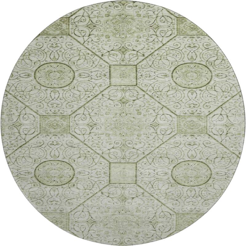 Premium Washable Super Soft Traditional Mosaic Mayfield Rug