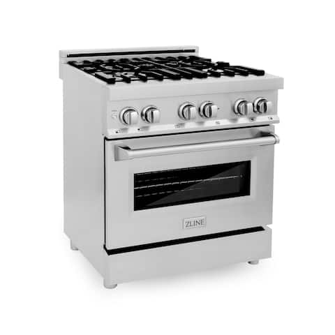 ZLINE Stainless Steel Professional Dual Fuel Oven Range