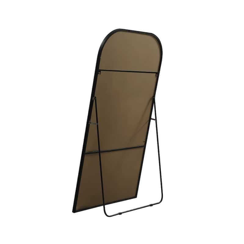 Indigo Home Metal Frame Arch Full Length Mirror 35x66 Inch