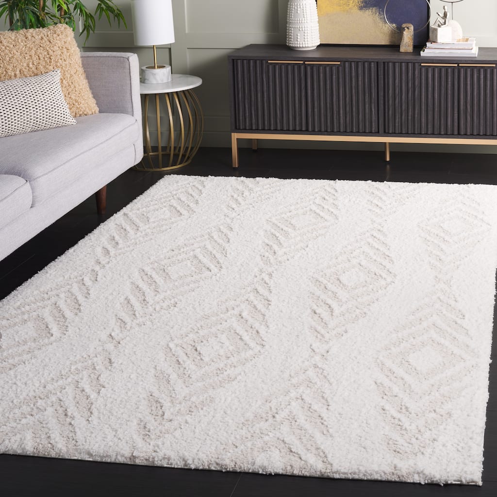 SAFAVIEH Rumi Shag Pollie Shag Rug