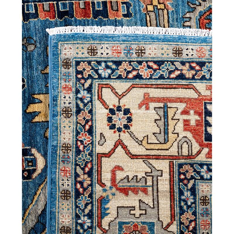 Serapi One-of-a-Kind Hand-Knotted Area Rug - Blue - 10' 1" x 13' 10"