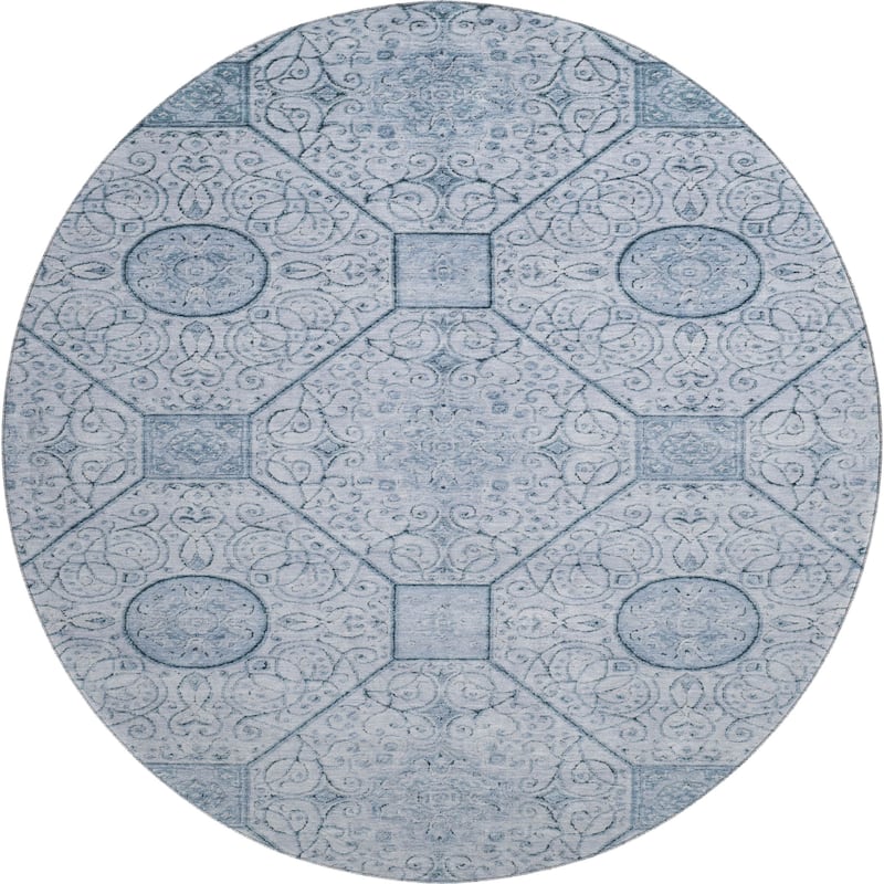 Premium Washable Super Soft Traditional Mosaic Mayfield Rug