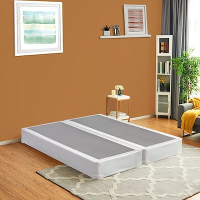 8-Inch/4-Inch Fully Assembled Wood Traditional Box Spring/Foundation For Mattress.