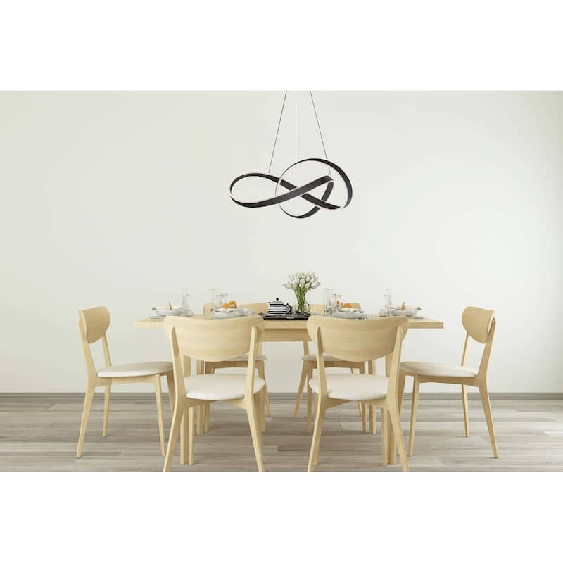 Twirl 28 Inch 5CCT LED Ribbon Pendant - 28 Inch