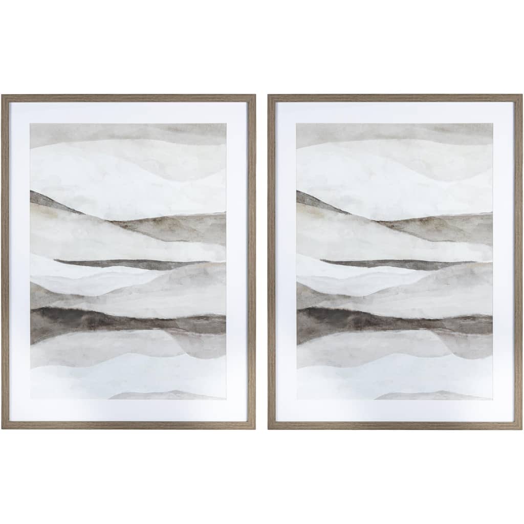 Livabliss Metula Modern Framed Art (Set of 2)