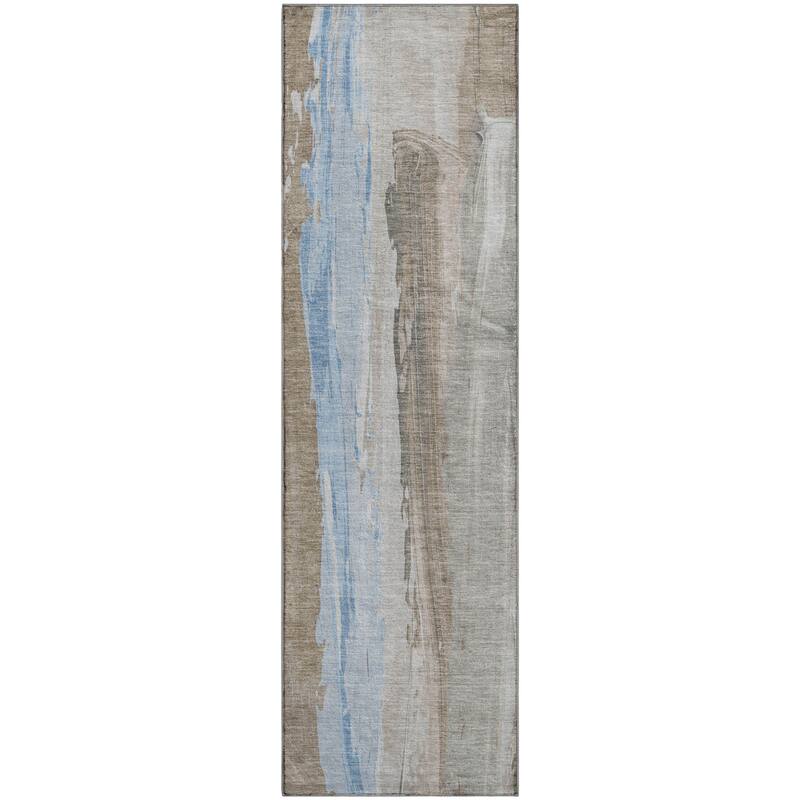 Premium Washable Super Soft Modern Brushstrokes Mayfield Rug