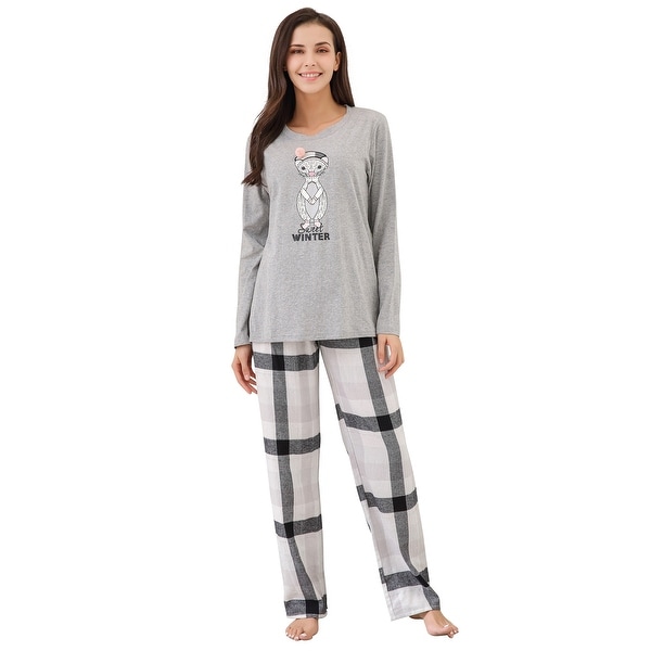 Richie House Women's Soft Cotton Two Piece Sleepwear Set. Opens flyout.