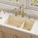preview thumbnail 2 of 76, Karran Undermount Quartz Double Bowl Kitchen Sink