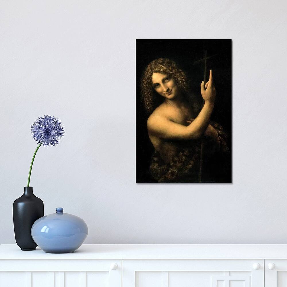 iCanvas "St. John the Baptist, 1513-16 " by Leonardo da Vinci Canvas Print