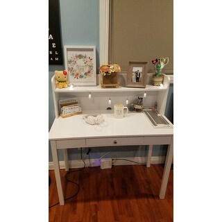 Simple Living Foster Desk with Hutch