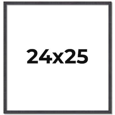 24x25 Frame Brown Solid Wood Picture Frame - Complete Modern Photo