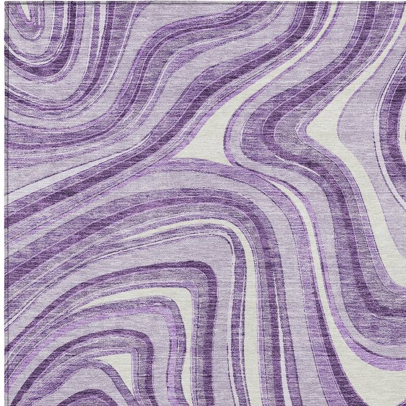 HomeRoots Abstract Transitional Rectangle Outdoor Rug
