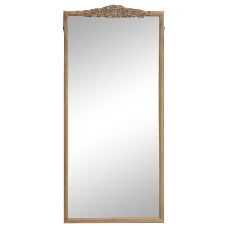 Sylvie Traditional French Provincial Mirror - Floor Mirror - Vintage Gold
