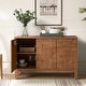 preview thumbnail 29 of 46, HULALA HOME Glenda Contemporary 45''W Versatile 3-door Adjustable Shelf Storage Cabinet
