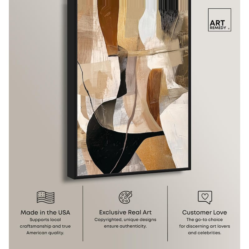 Tactile Depth I Canvas by Art Remedy
