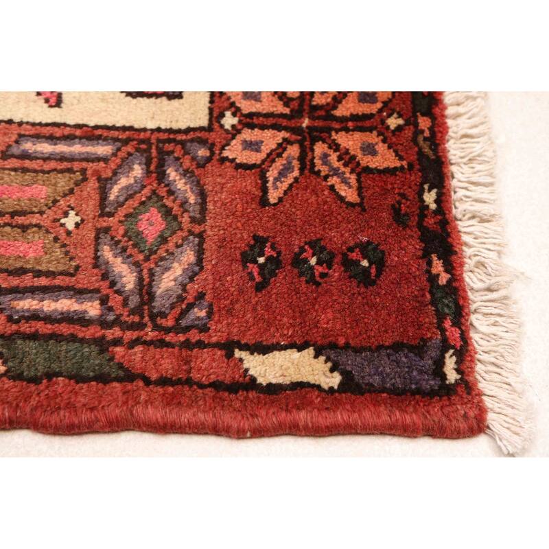 ECARPETGALLERY Hand-knotted Andelz Red Wool Rug - 3'7 x 6'9