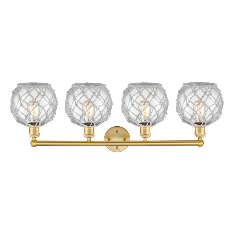 Innovations Lighting Endless Possibilities Edison - Farmhouse Rope - 4 Light 35" Bath Vanity Light