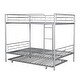 preview thumbnail 24 of 44, Full Over Full Iron Bunk Bed with Trundle