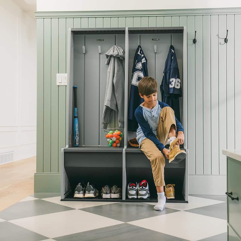 Lifetime Home and Garage Grey Plastic Storage Locker