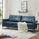 preview thumbnail 24 of 42, AECOJOY 79" Faux Leather Couch for Living Room, Loveseat Small Sofa, Indoor Modern Sofa for Apartment Office