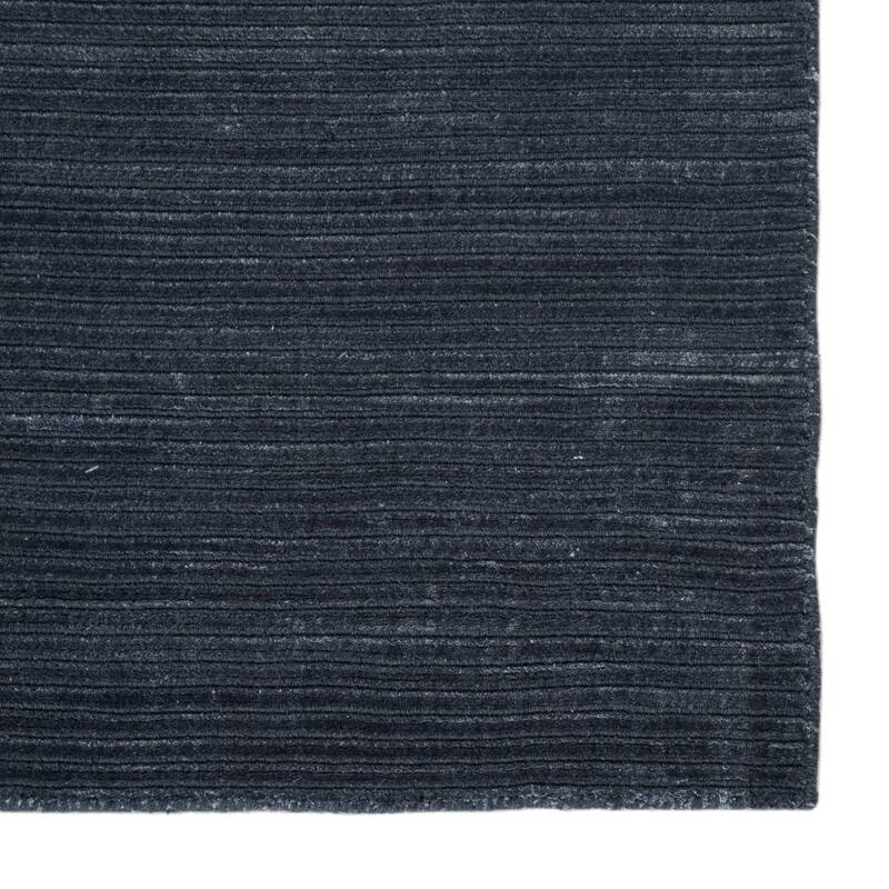 Phase Handmade Solid Color Textured Wool/ Viscose Area Rug