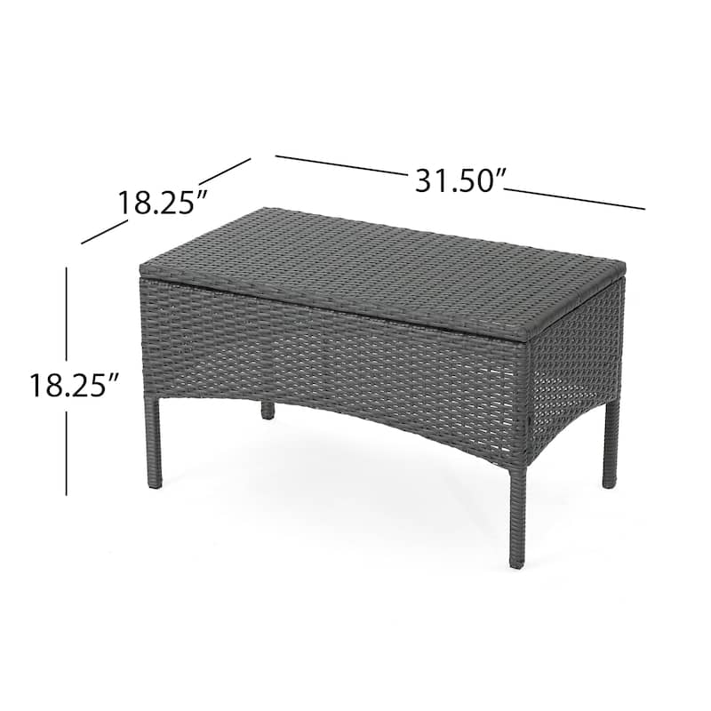 Cordoba Outdoor 6-piece Wicker Conversation Set by Christopher Knight Home