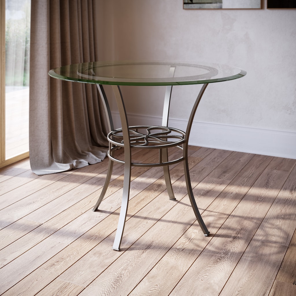 SEI Furniture Celandine Dark Brown Iron Dining Table