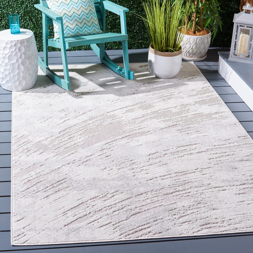 SAFAVIEH Cabana Bertrande Indoor/ Outdoor Modern Rug
