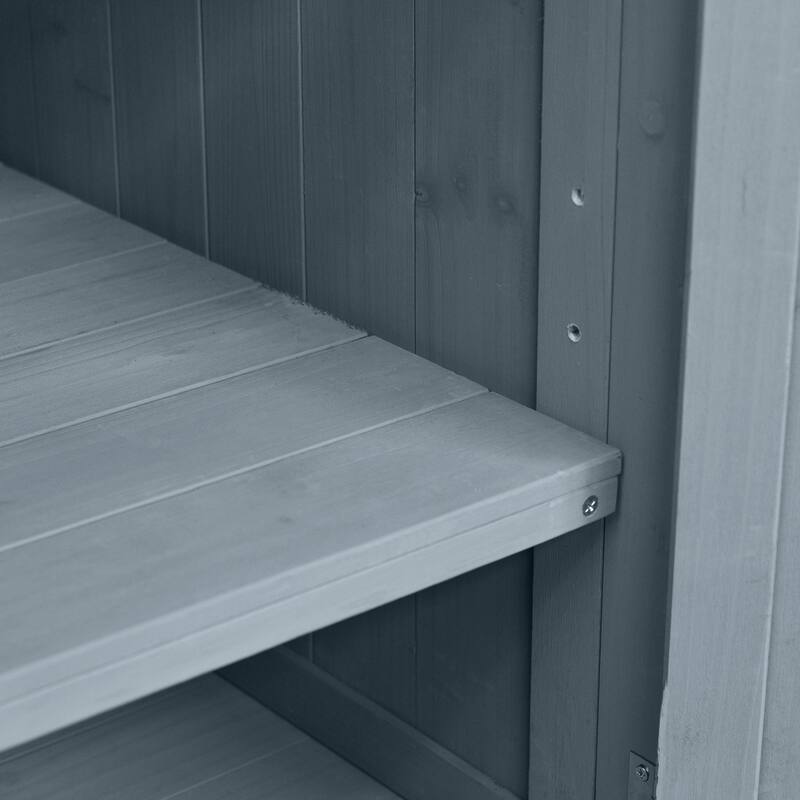 80 Inch Outdoor Kitchen Island with Solid Fir Wood and Stainless Steel Top