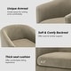 preview thumbnail 11 of 64, Corduroy Upholstered Swivel Barrel Chair (Set of 2)