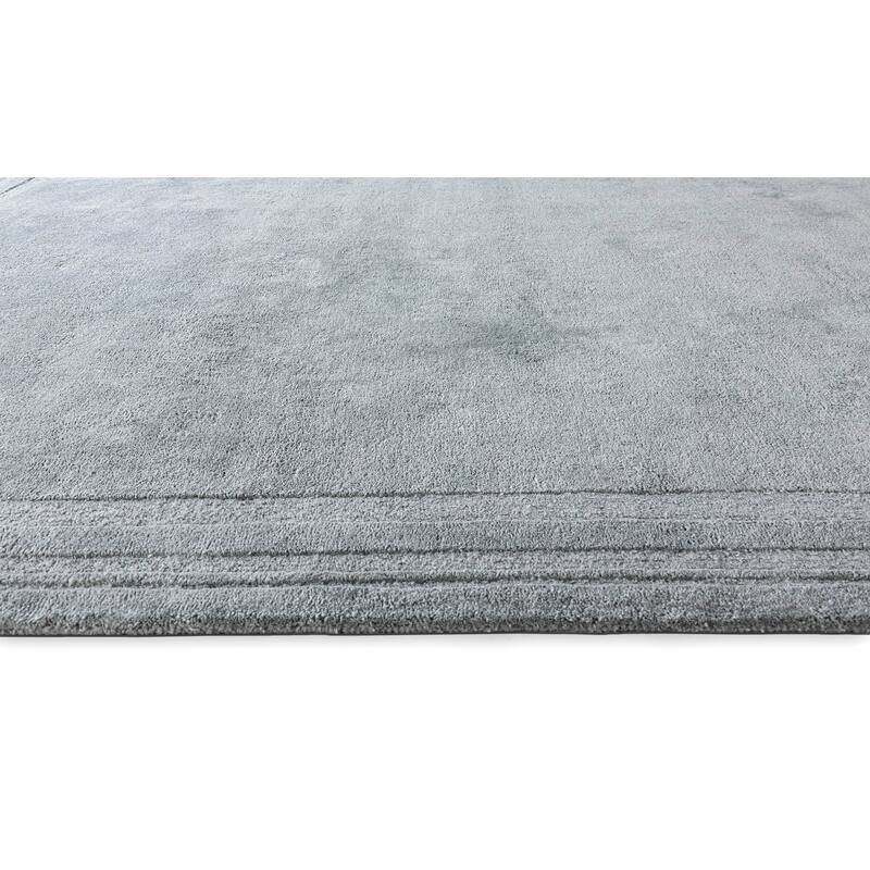 Terra by Obeetee Jaipur Loop Border Gray Rug
