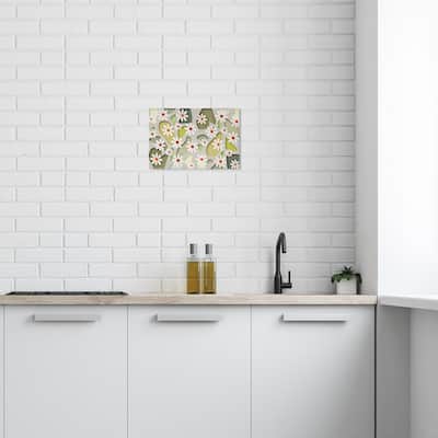 Wynwood Studio Canvas Nature and Landscape Daisy's and Green Pebbles Green and Wall Art Canvas Print