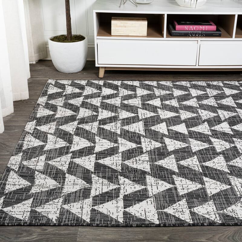 JONATHAN Y Marokko Modern Tribal Geometric Indoor/Outdoor Area Rug