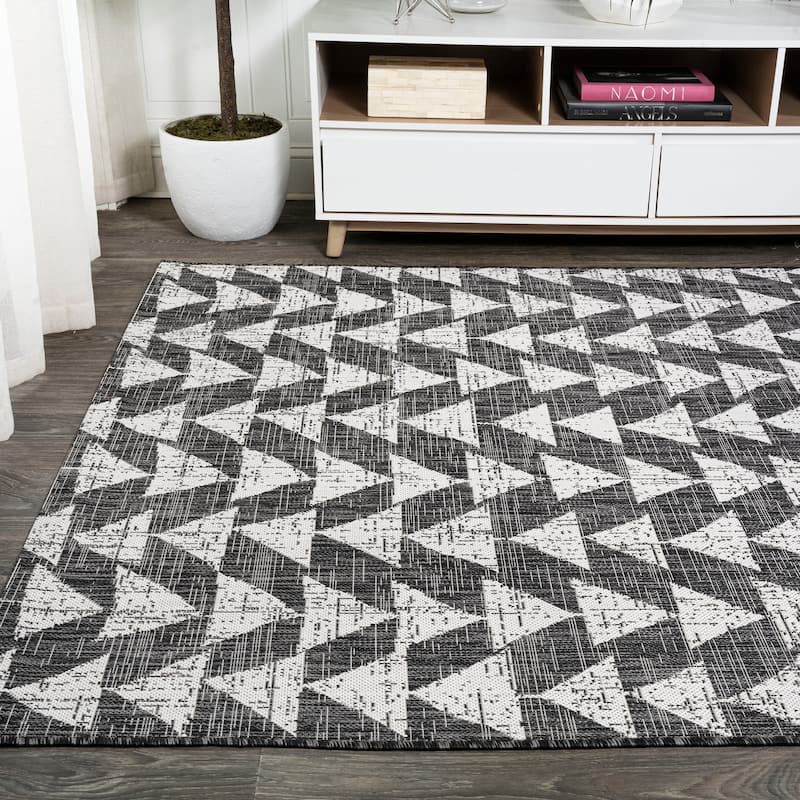 JONATHAN Y Marokko Modern Tribal Geometric Indoor/Outdoor Area Rug