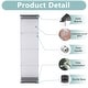 preview thumbnail 98 of 165, Glass Display Cabinet with Doors & Locks, Acrylic Shelves, Floor Standing Storage Showcase for Home or Office