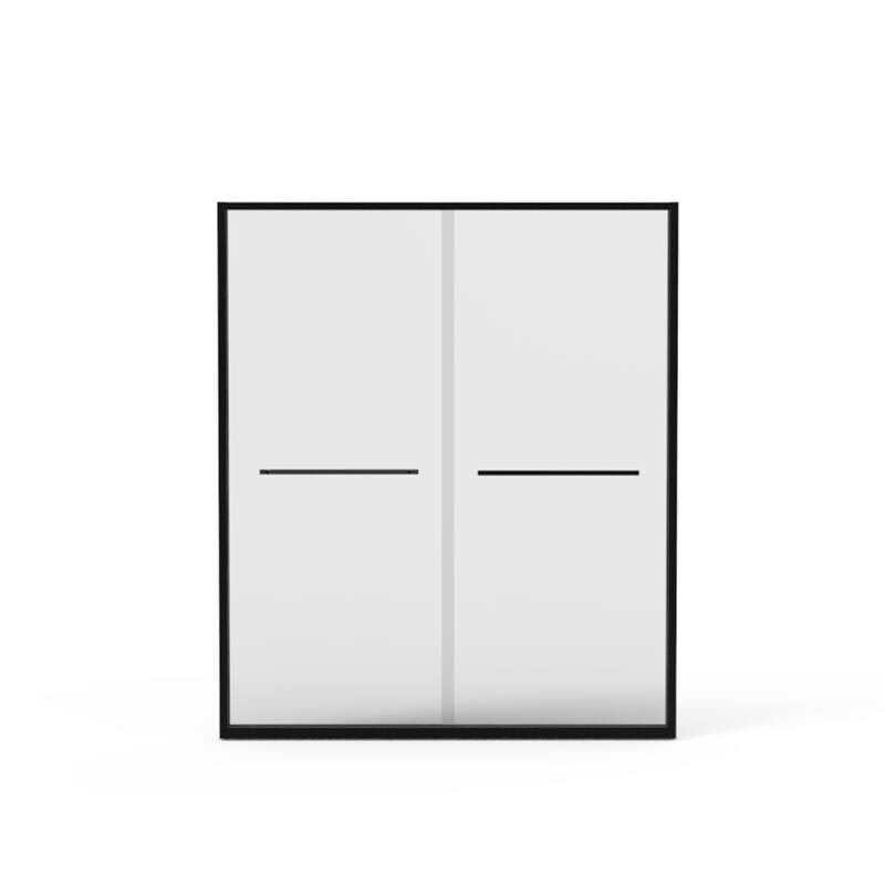 Aluminum Frame Double Sliding Shower Door