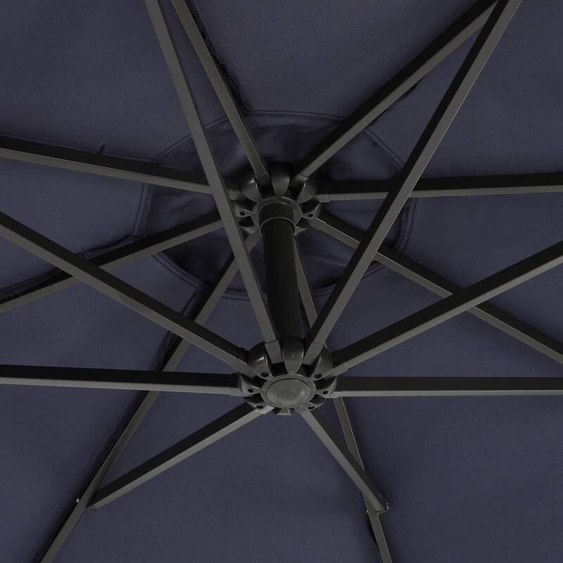 Weller 10-foot Offset Cantilever Hanging Patio Umbrella